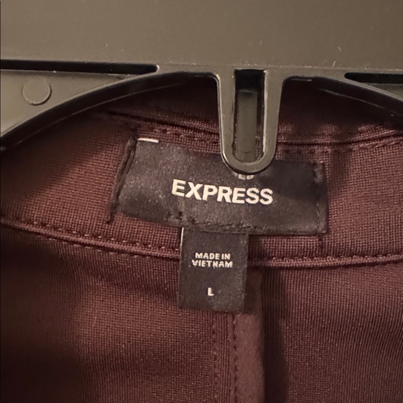 Express Double Breasted Jacket / Blazer. Large. Chocolate Brown. - Picture 5 of 8